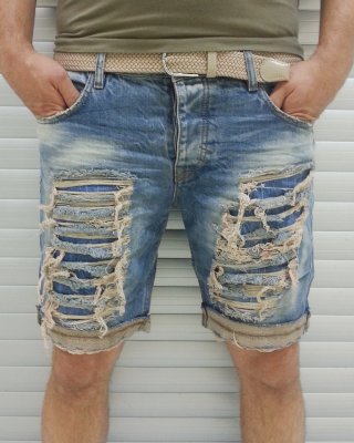 дизайнерские джинсовые шорты Kingz 1414